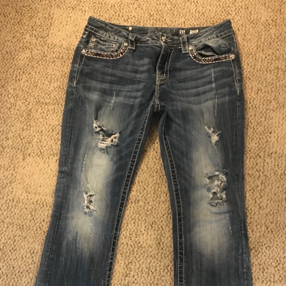 Miss Me Distressed Signature Boot